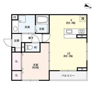 レジデンス寿【2階】の間取り