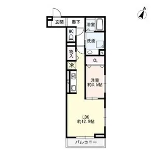 レジデンス寿【3階】の間取り