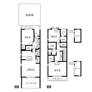 ブロード1【104号室】の間取り