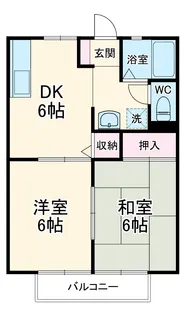 サンファミリア【202号室】の間取り