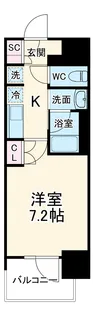 ザ・ライオンズフォーシア今池【602号室】の間取り
