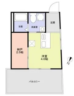 URBAN NEST 杉並【4B号室】の間取り