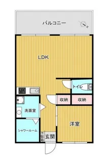 マンションニュー行徳第4【602号室】の間取り