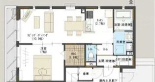 リモーネ【202号室】の間取り