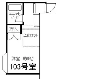 カメリヤハイム【103号室】の間取り