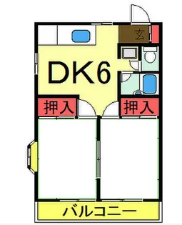 プロミネンスハイツ3号棟【2階】の間取り