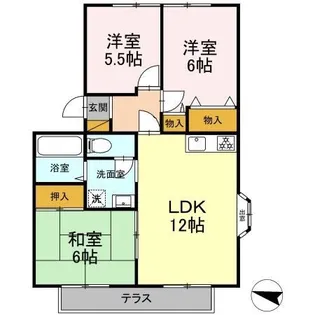コアロード【2階】の間取り