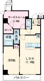 インペリアル パークⅠ【7階】の間取り