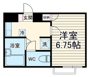 ジュネス湘南【1階】の間取り