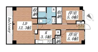 エクセル津田沼【810号室】の間取り