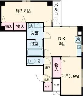 ファーストパレス【2階】の間取り