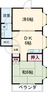 杉原ビル【402号室】の間取り