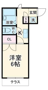 レスポワール【1階】の間取り