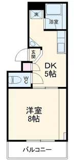 エスポワール湘南台【1階】の間取り