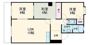 ティファニープレイス【202号室】の間取り