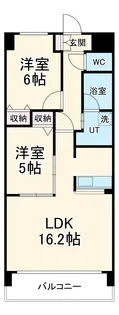 メープルコート【302号室】の間取り
