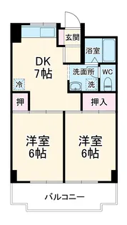 メゾンラフォーレ【2階】の間取り