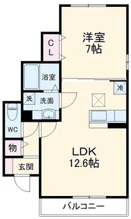 マノワール ドゥ【1階】の間取り