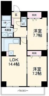 エトワール大高【4階】の間取り