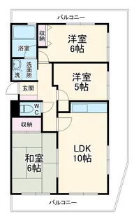 ドエルシエール【6階】の間取り