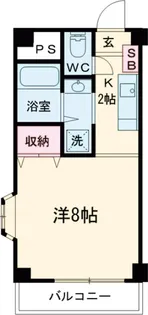 宇田川ハイツ【3階】の間取り