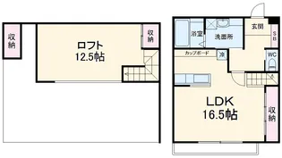 トリニティ幕張【2階】の間取り
