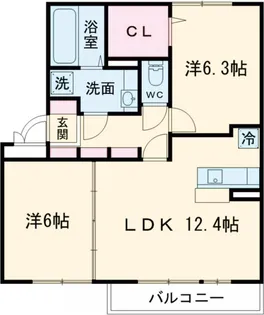 ル・ソレイユ【3階】の間取り