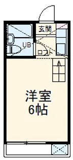 ヴィラ元住吉【2階】の間取り
