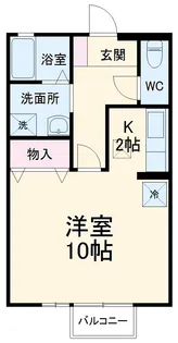 サンハイム【203号室】の間取り