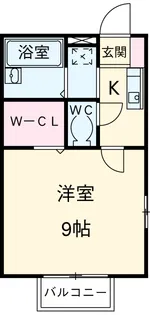 アバンサール一社【201号室】の間取り