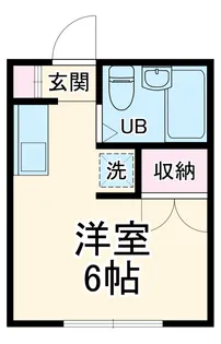 ブルーハウス【103号室】の間取り