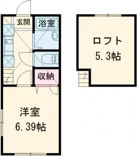 ベルドミール【1階】の間取り