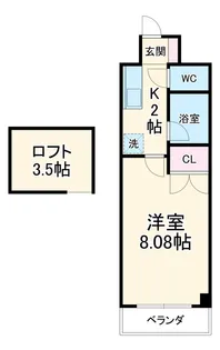 クレオ舞浜Ⅲ【5階】の間取り
