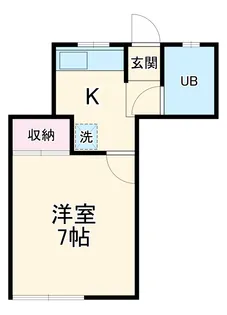 スチューデントコンドミニアム【1階】の間取り