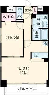 ローズウッド篠崎【4階】の間取り