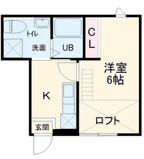 セナリオフォルム瑞江【105号室】の間取り