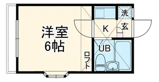 ヴェルドミール宮崎【201号室】の間取り