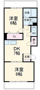 メゾンサーブル【41号室】の間取り