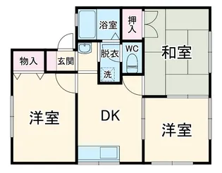 コーポKⅡ【202号室】の間取り