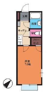 プレセント【2階】の間取り