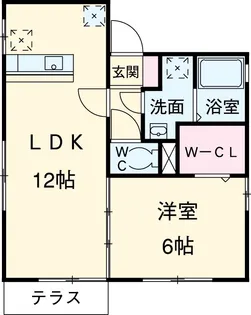 Prescience【1階】の間取り