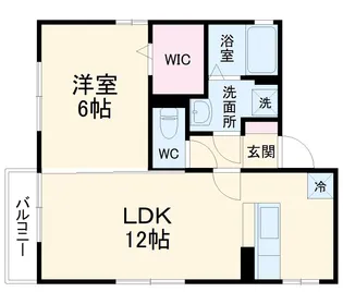 Prescience【2階】の間取り