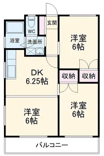 ファミールギケン【1階】の間取り