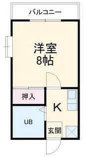 メイプル田中B【1階】の間取り