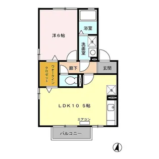 コートダジュール【2階】の間取り