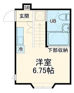 the Gallery NISHIYA【202号室】の間取り