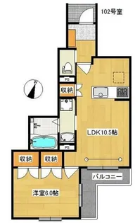 オージェット・フィールドⅢ【1階】の間取り