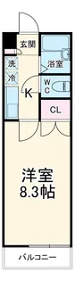 第2マンション菜の花【2階】の間取り