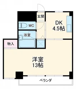 山の手荘【3階】の間取り
