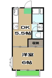 ファミーユ斉藤【205号室】の間取り